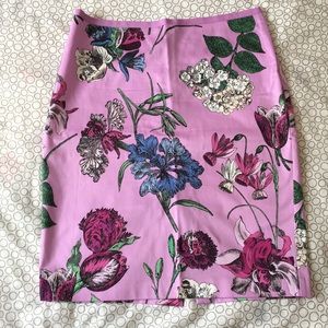 Beautiful floral body con skirt